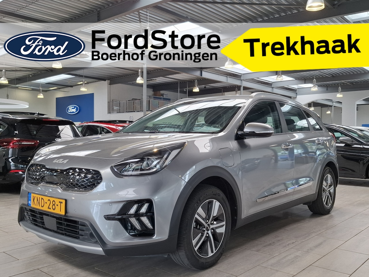 Kia Niro - 1.6 GDi PHEV 141pk DynamicPlusLine | Trekhaak | Adapt. cruise | Stoel/stuur verwaming | Ca - AutoWereld.nl