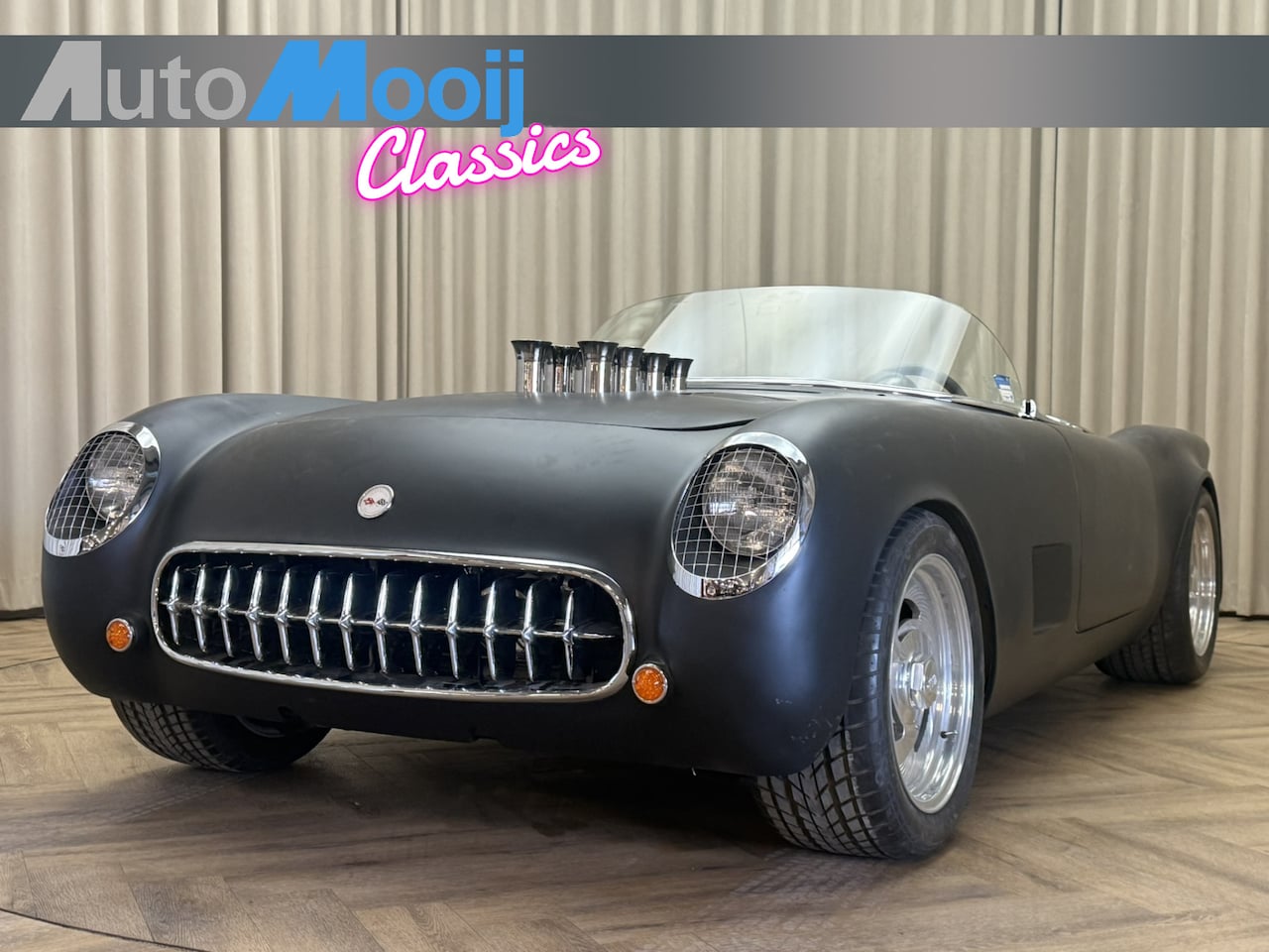 Chevrolet Corvette - C1 Restomod UNIEK! / 524Ci (7,5L) / 1955 / Wilwood / Hilborn / Nitrious / SEMA / Pro Stock - AutoWereld.nl