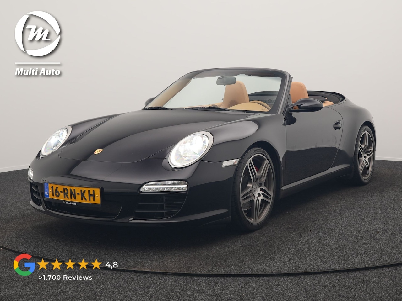 Porsche 911 Cabrio - 3.8 Carrera S 355pk Dealer O.H | Sport Chrono | Cruise Control | Climate Control | Lederen - AutoWereld.nl