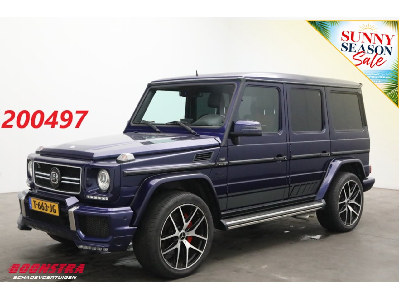 Mercedes-Benz G-klasse - AMG 63 Brabus Schuifdak Leder ACC H/K Memory BiColor Leder AHK - AutoWereld.nl