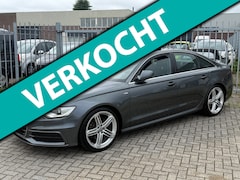 Audi A6 Limousine - 2.8 FSI Pro Line Plus 204PK 3x S-LINE NL AUTO NAP 1E EIGENAAR LUCHTVERING l 20'LMV l SCHUI