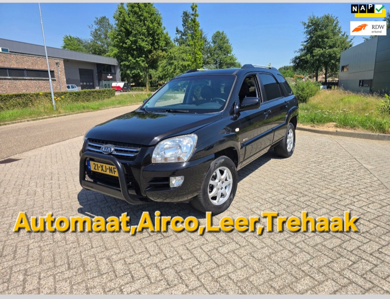Kia Sportage - 2.7 V6 X-pression 4WD Automaat Leer,AIRCO,Trekhaak - AutoWereld.nl