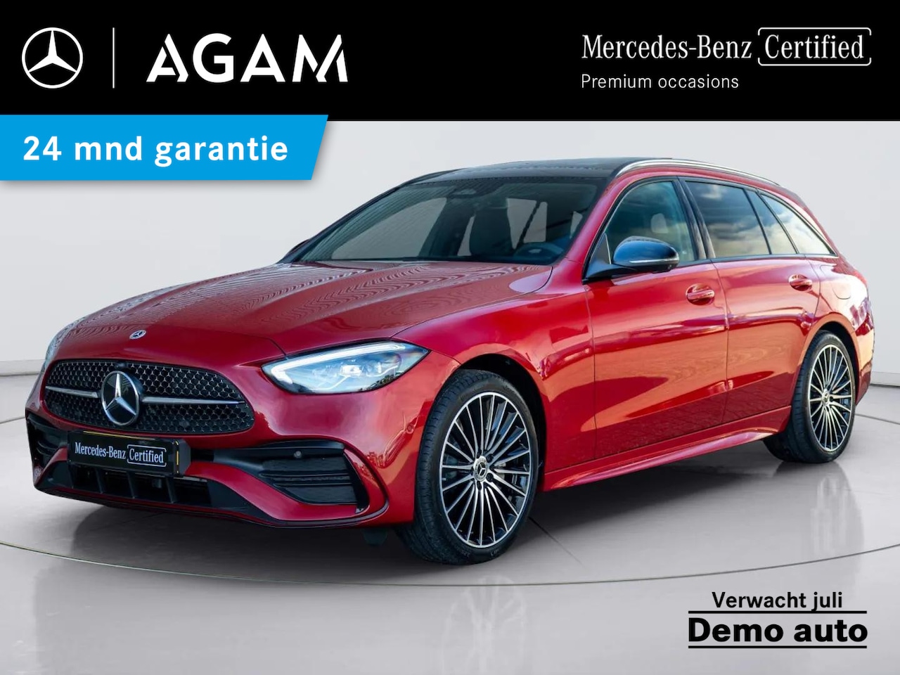 Mercedes-Benz C-klasse Estate - 300 e Business Solution AMG Panorama dak | Trekhaak - AutoWereld.nl