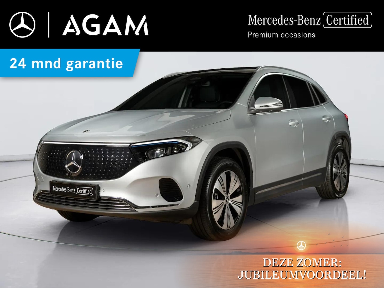 Mercedes-Benz EQA - 350 4MATIC Luxury Line 67 kWh Panorama dak - AutoWereld.nl