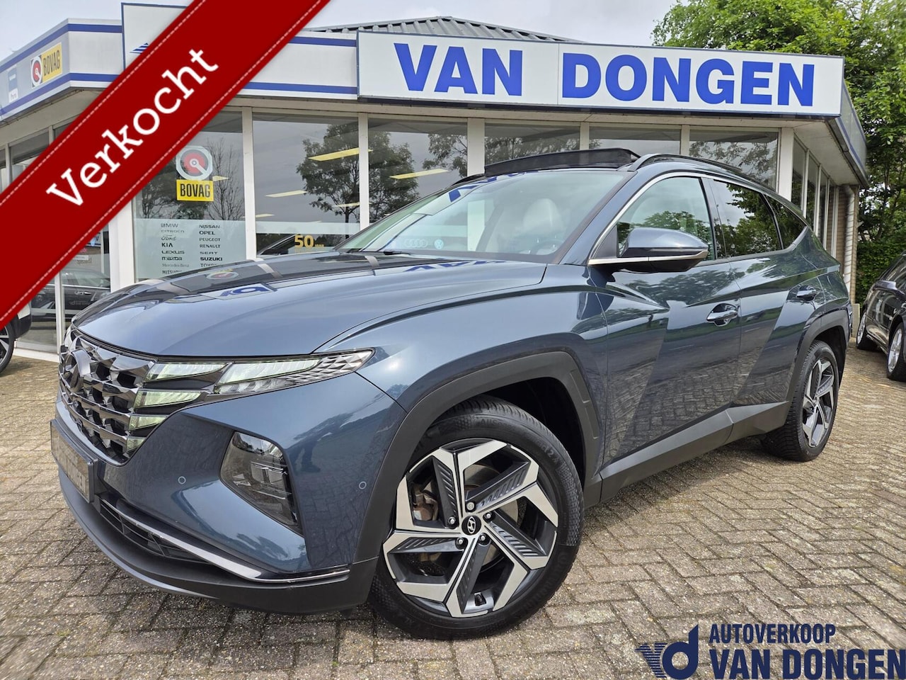 Hyundai Tucson - 1.6 T-GDI HEV Premium Sky | Full Hybrid | Trekhaak / Full Option / Pano - AutoWereld.nl