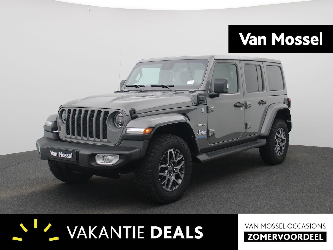 Jeep Wrangler - 2.0T Sahara 4xe 380pk | Lederen Bekleding | Stoel & Stuurverwarming | Camera | Navigatie | - AutoWereld.nl