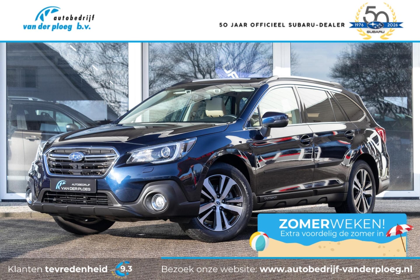 Subaru Outback - 2.5 CVT Premium | Eyesight | Navigatie | Trekhaak | - AutoWereld.nl