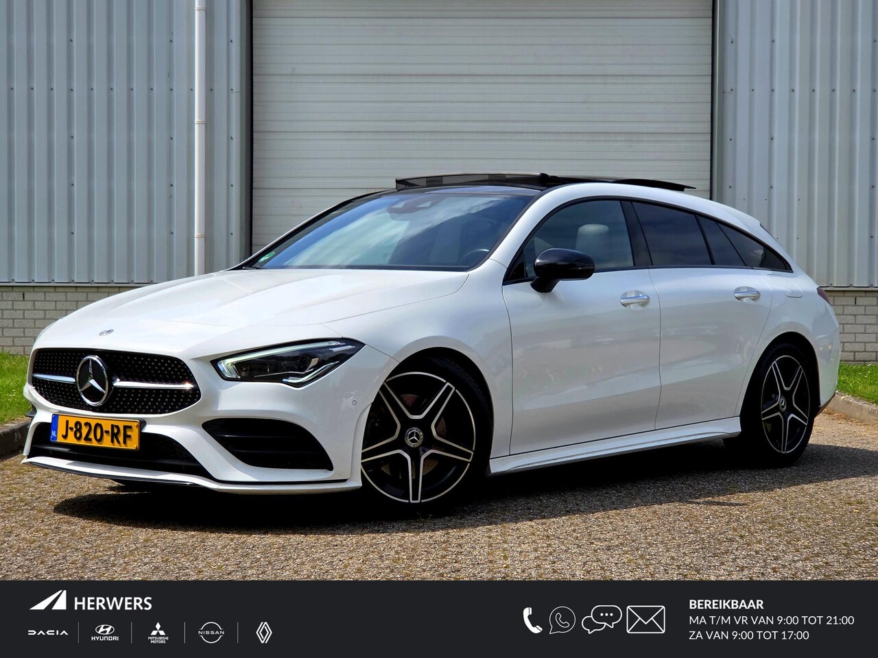 Mercedes-Benz CLA-klasse Shooting Brake - 200 Business Solution AMG / Schuif Kantel Dak / Android Auto / Apple Carplay / Elektrische - AutoWereld.nl