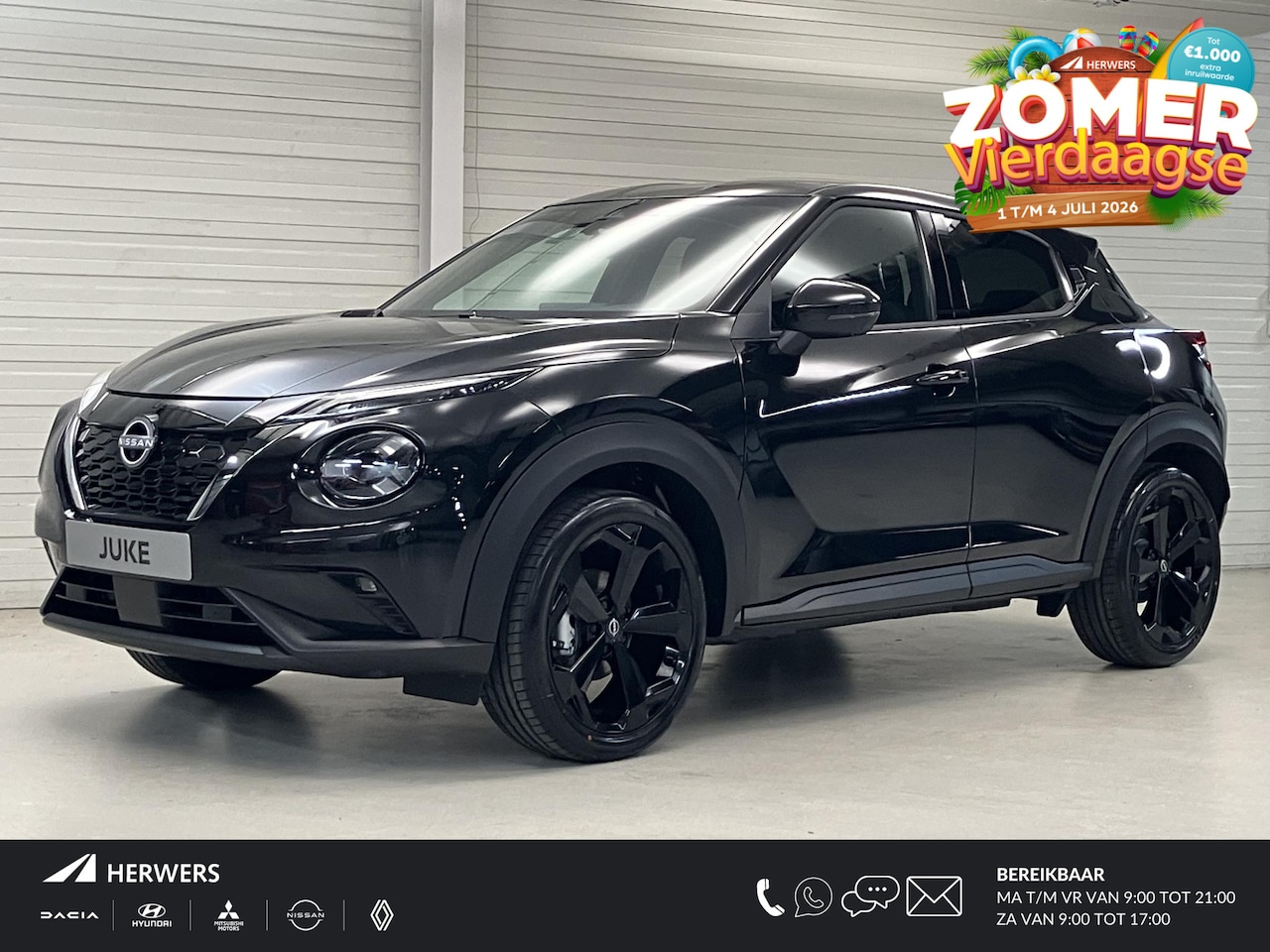 Nissan Juke - 1.6 Hybrid Tekna /** €4.500,- Voorraadvoordeel** / Nieuw uit voorraad leverbaar / Lederen - AutoWereld.nl