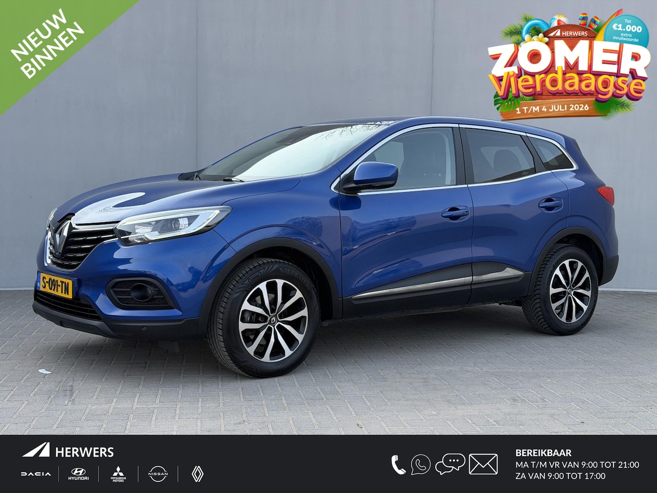 Renault Kadjar - 1.3 TCe Techno Automaat / Trekhaak 1500 Kg Trekgewicht / Camera / Navigatie / Dodehoek Det - AutoWereld.nl