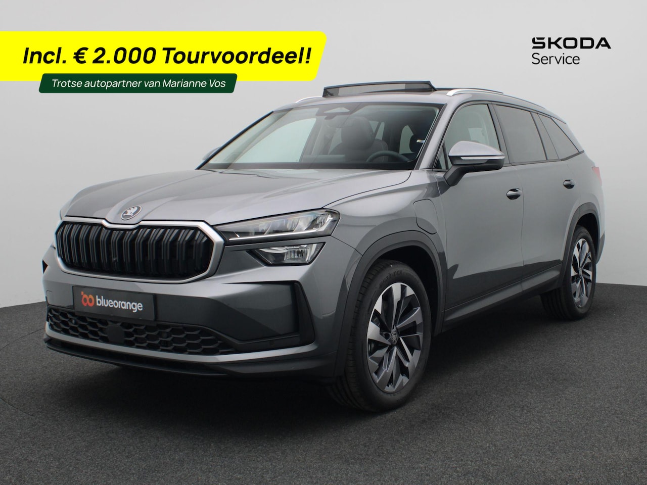 Skoda Kodiaq - 1.5 TSI PHEV Business Edition Plus 204PK DSG Pano-Schuifdak, Trekhaak, 19" LM Velgen, Stoe - AutoWereld.nl