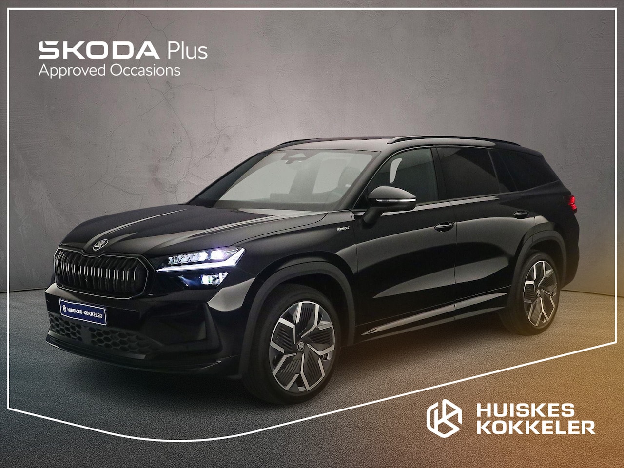 Skoda Kodiaq - Sportline Business 7p 1.5 eTSI 150pk DSG Automaat Trekhaak, 3e zitrij, Panoramadak, Adapti - AutoWereld.nl