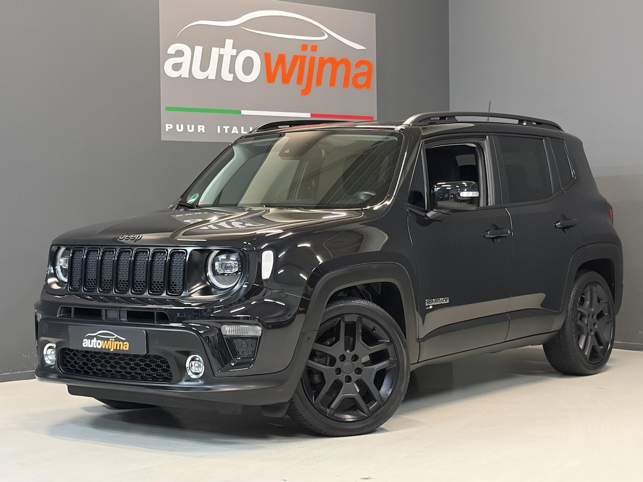 Jeep Renegade - 1.3 Turbo-GDI 150pk Limited Night Eagle Automaat Carplay, Adapt. Cruise, LED, Kenwood audi - AutoWereld.nl
