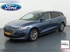 Ford Focus Wagon - 155pk Eco Hybrid Automaat Titanium Groot Sync-4 Navi Trekhaak All seasons Dealeronderhoude