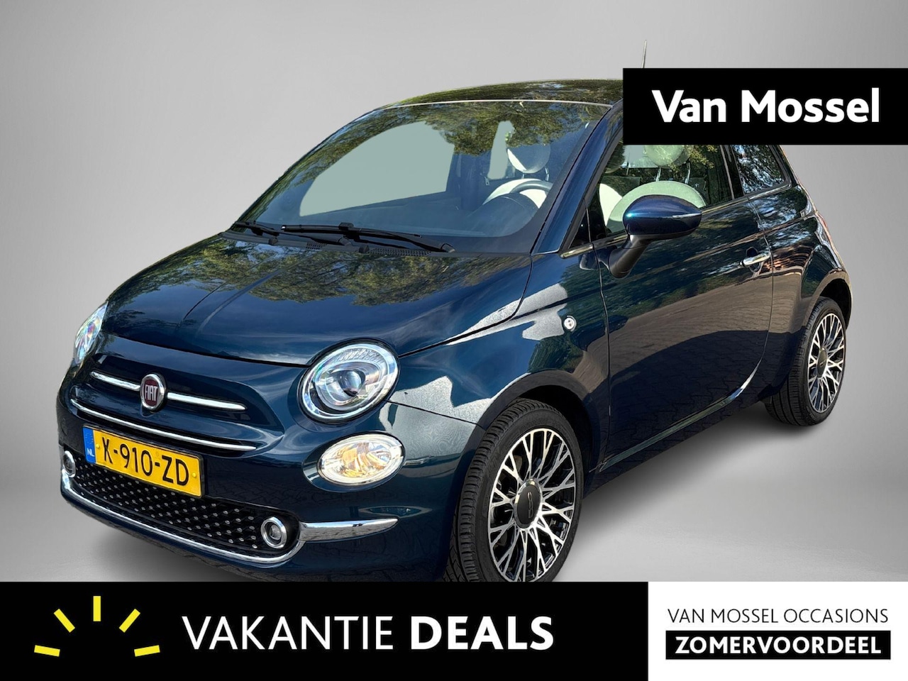 Fiat 500 - 1.0 Hybrid Star | Navgatie | Parkeersensoren | LMV 16" | Apple carplay/Android Auto | Rege - AutoWereld.nl
