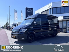 MAN TGE - 3.160 RWD Black Lion 3500 kg AHW Gewicht, Achterwielaandrijving, Lederen bekleding, sideba