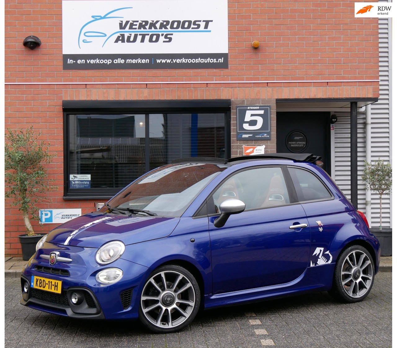 Fiat 500 C - 1.4 T-Jet Abarth.595 Turismo.automaat.editon.leer.navi. - AutoWereld.nl