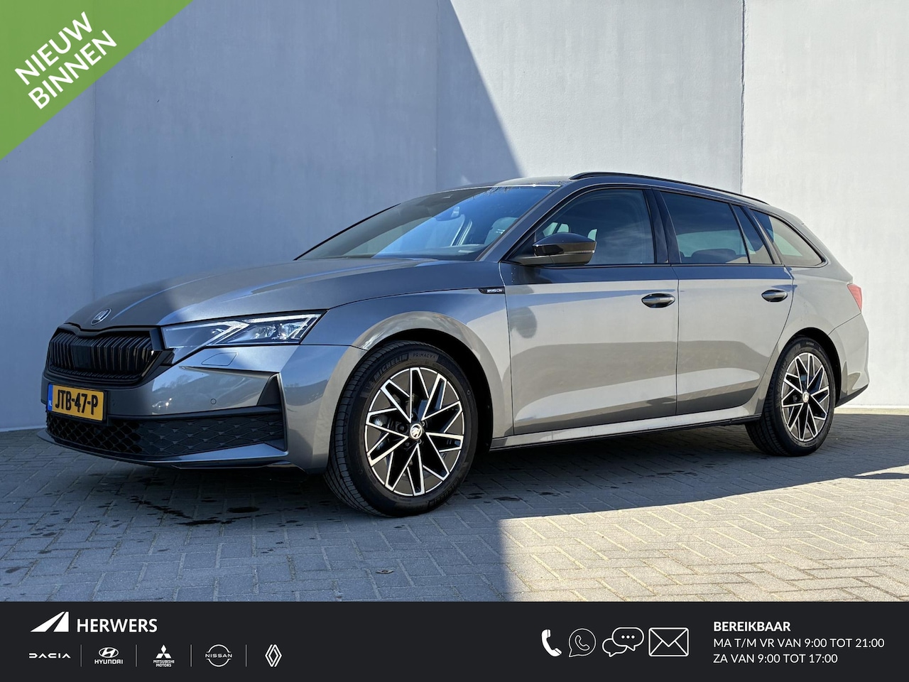 Skoda Octavia Combi - 1.5 TSI MHEV Sportline / Fabrieksgarantie t/m 12-2026 / Adaptieve Cruise Control / Navigat - AutoWereld.nl
