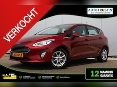 Ford Fiesta - 1.0 EcoBoost Titanium 95PK Navigatie Carplay Android LMV LED Stuur & Stoelverwarming