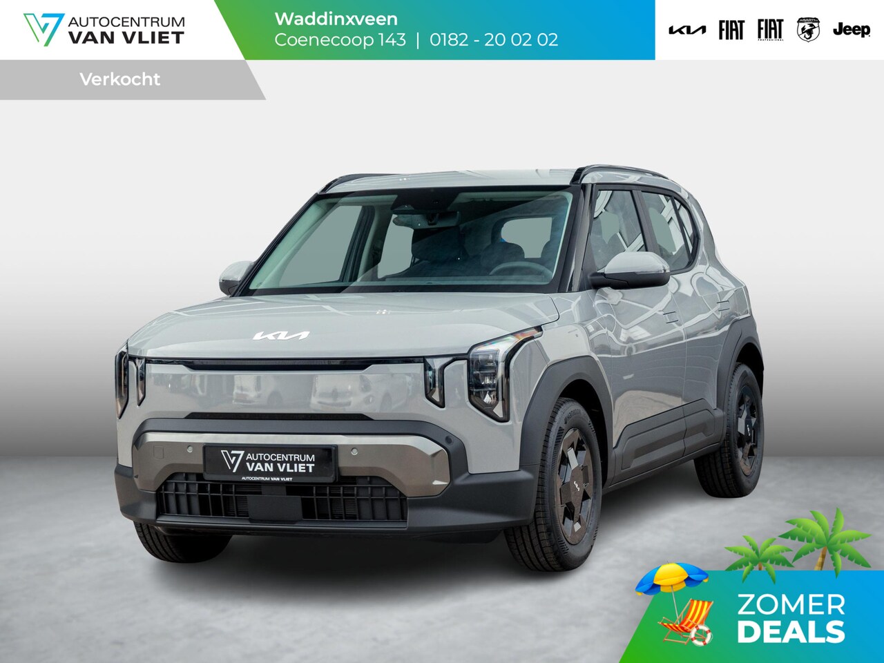 Kia EV2 - Air 42.2 kWh 5p. | Actieprijs * | Clima | Adapt. cruise | Navi | Dakrails | 16" | Stoel&St - AutoWereld.nl