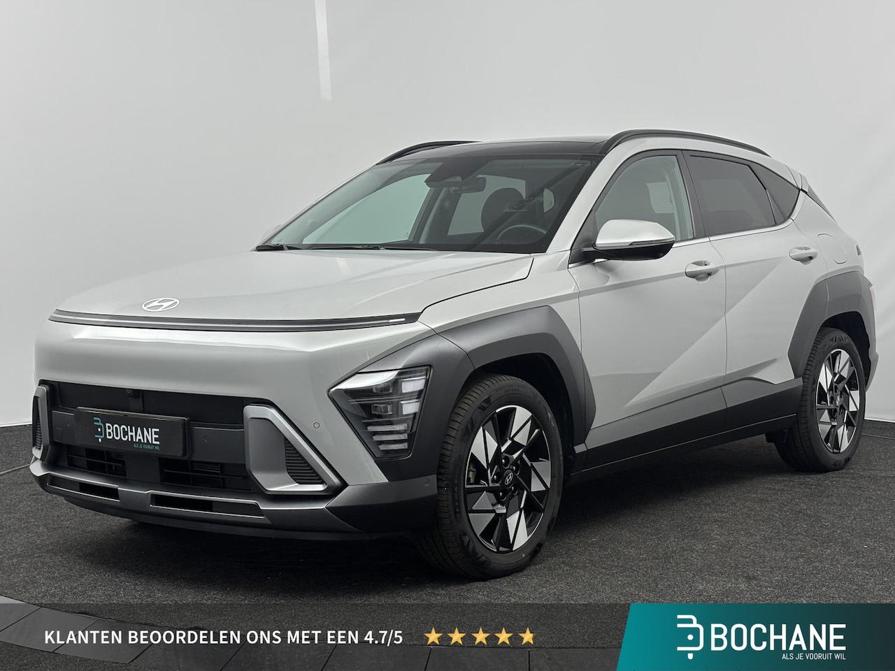 Hyundai Kona - 1.6 GDI HEV Premium Sky | Leder | Schuif/Kanteldak | Stoel & Stuur Verwarming | - AutoWereld.nl
