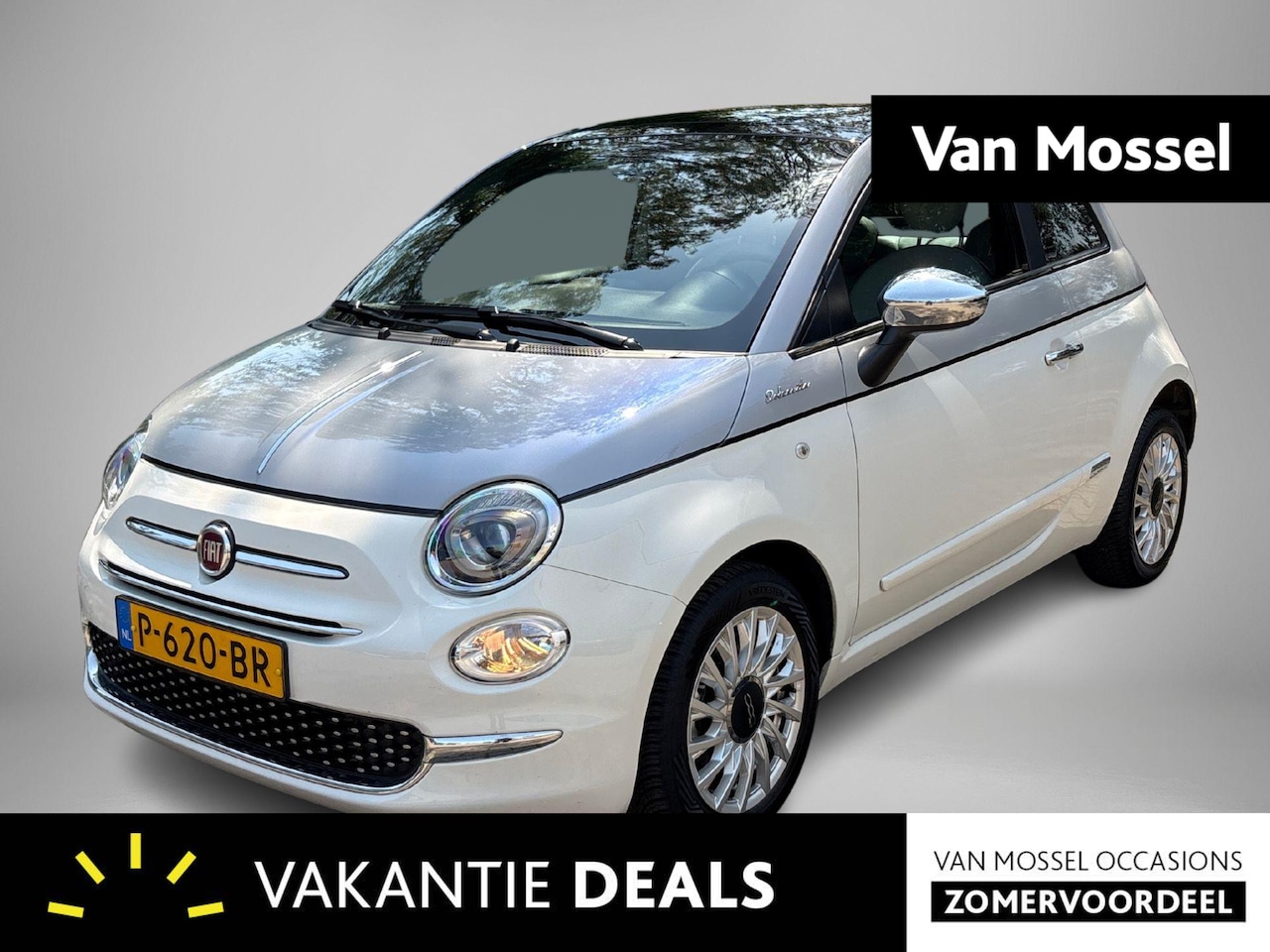 Fiat 500 - 1.0 Hybrid Dolcevita | Apple Carplay/Android Auto | Parkeersensoren | Electrisch Schuifdak - AutoWereld.nl