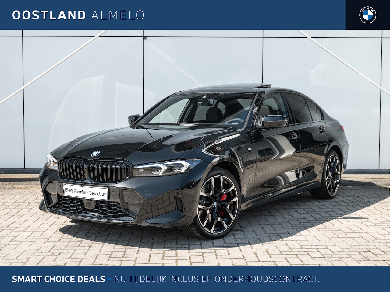 BMW 3-serie - 330e M Sport Automaat / Schuif-kanteldak / Sportstoelen / Comfort Access / Adaptieve LED / - AutoWereld.nl
