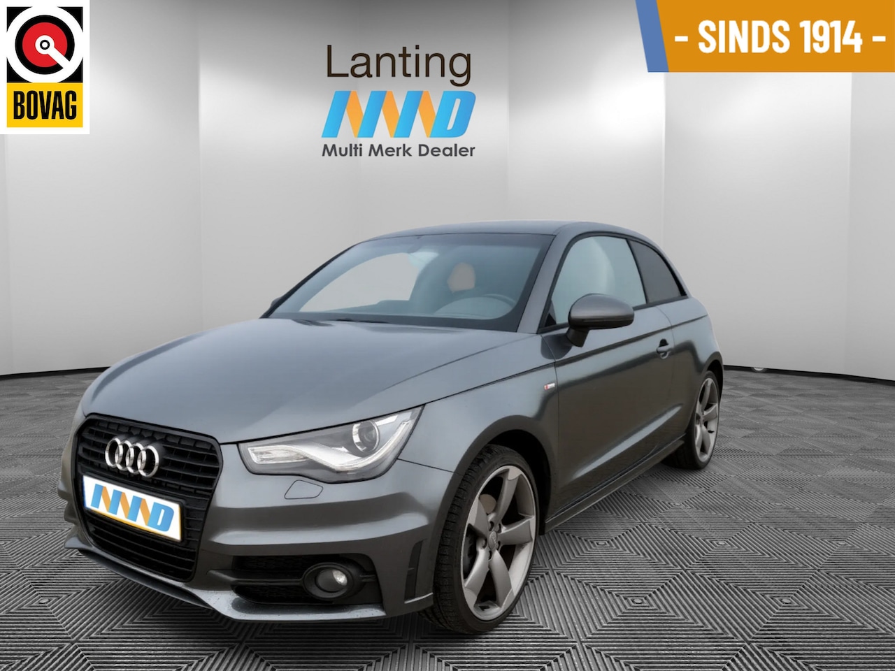 Audi A1 - 1.4 TFSI CoD Pro 2x S Line Daytona Grau-met. - AutoWereld.nl