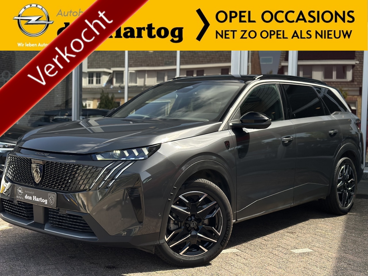 Peugeot 5008 - 1.2 Hybrid 145 GT Exclusive 7 pers/Massage stoelen/Dodehoek/Alcantara. - AutoWereld.nl