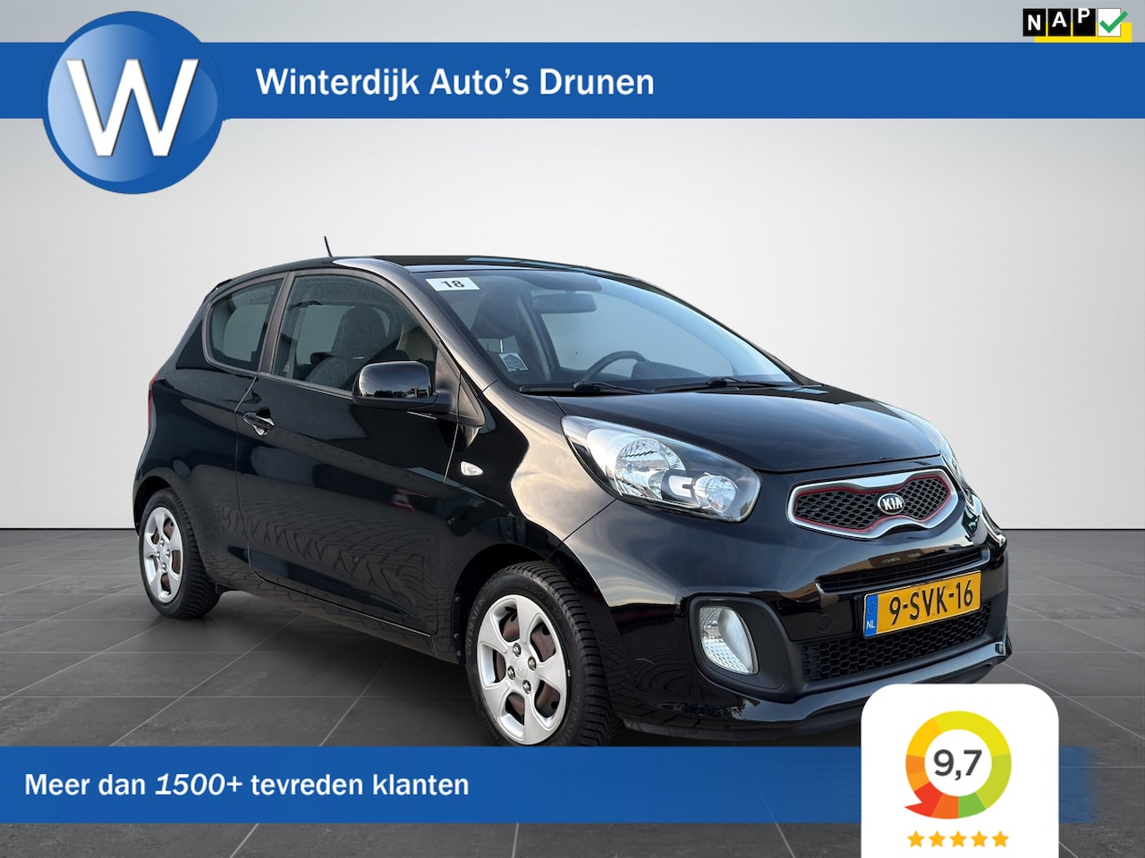Kia Picanto - 1.0 CVVT ISG Comfort Pack Airco|Carpaly - AutoWereld.nl