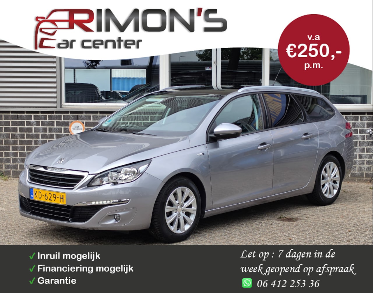 Peugeot 308 SW - 1.2 PureTech Navi Dealer Onderhouden Trekhaak Pano - AutoWereld.nl