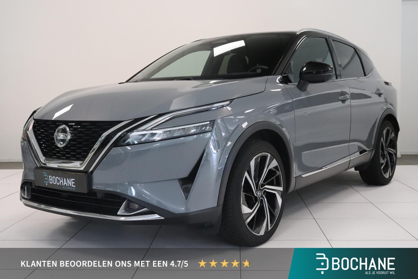 Nissan Qashqai - 1.3 MHEV Xtronic Tekna Plus | Panoramadak | Memory | 360° Camera | Leder | Adaptieve cruis - AutoWereld.nl