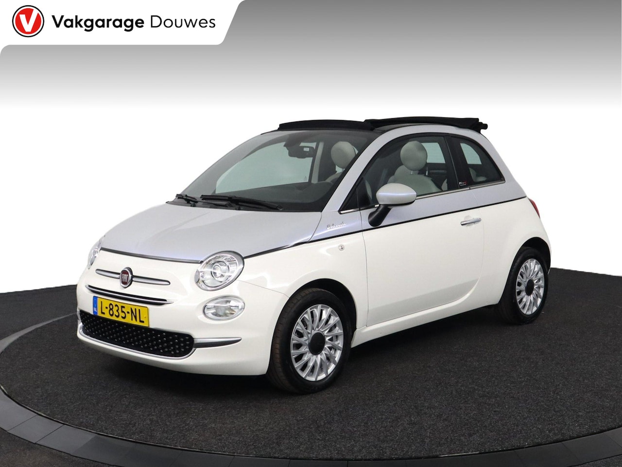 Fiat 500 C - 1.0 Hybrid Cult CABRIO |NAP|Leder|Cabrio|2tone|Dolcevita - AutoWereld.nl