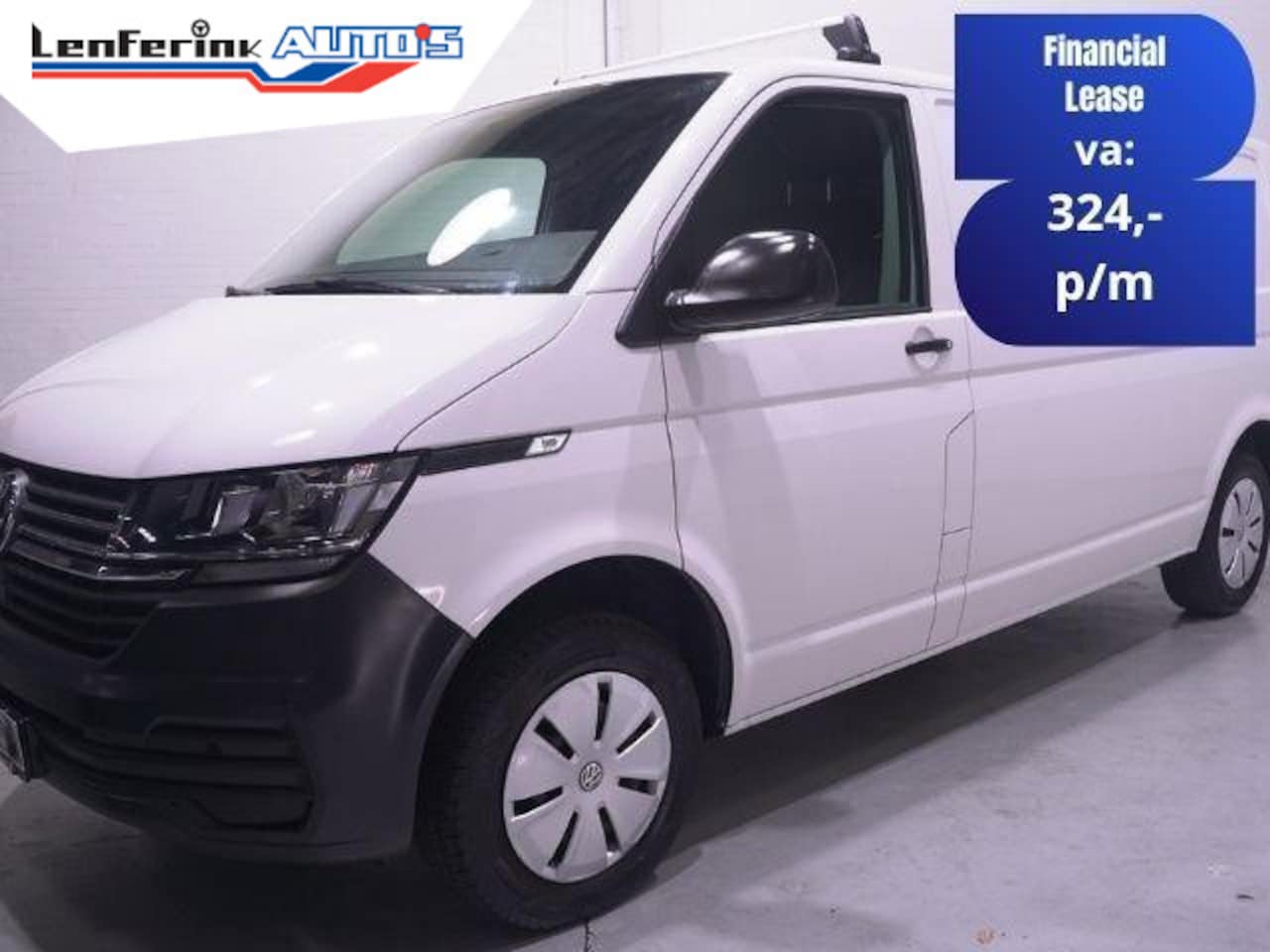 Volkswagen Transporter - 2.0 TDI 110 pk L2H1 Airco, 2-Zits, Achterklep Laadruimte Pakket, PDC V+A, Dakdragers - AutoWereld.nl