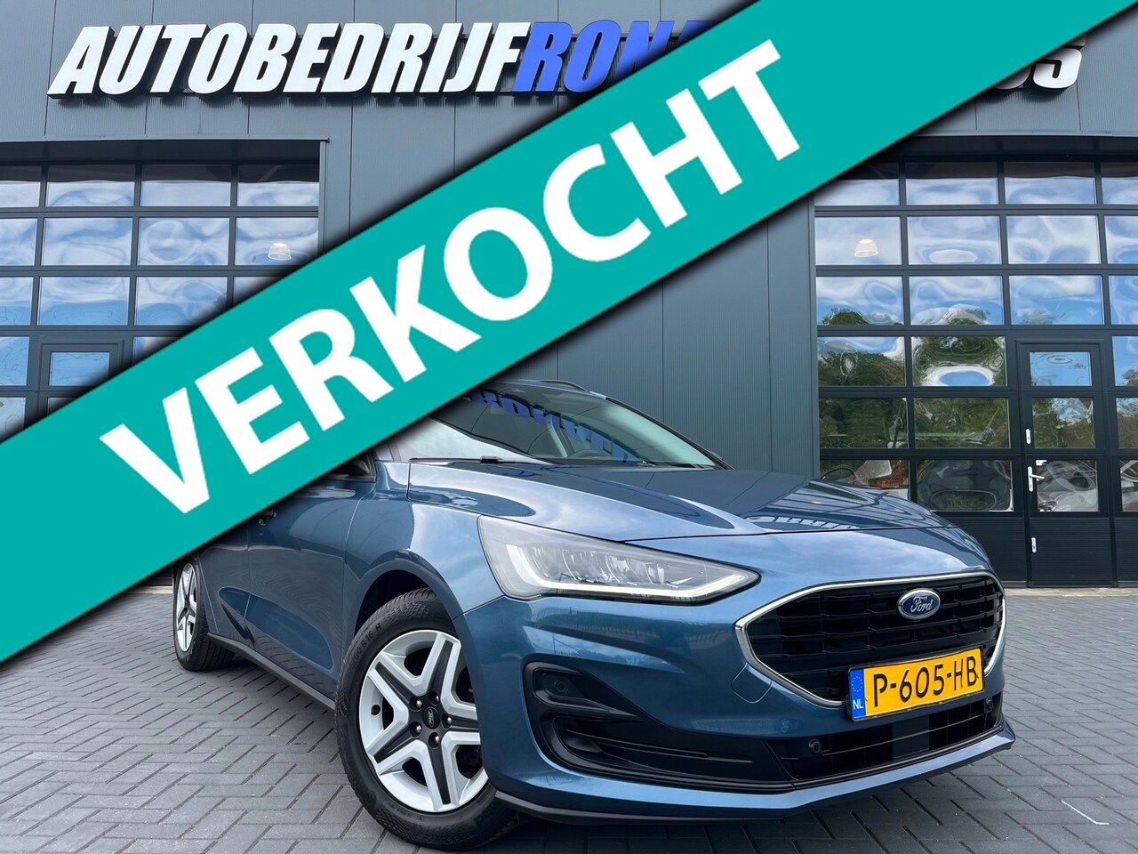 Ford Focus Wagon - 1.0 EcoBoost Hybrid NL.Auto/Carplay/Cruise-Control/Privacy Glass/Trekhaak/Full Led/1Ste Ei - AutoWereld.nl