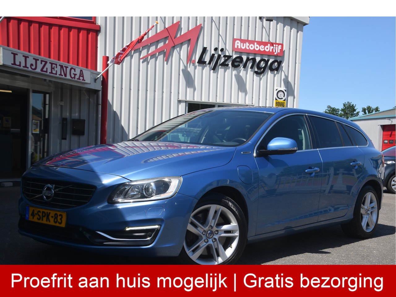 Volvo V60 - 2.4 D6 AWD Plug-In Hybrid Summum Navi | Leer | Clima | Cruise | PDC | Xenon | Stoelverwarm - AutoWereld.nl