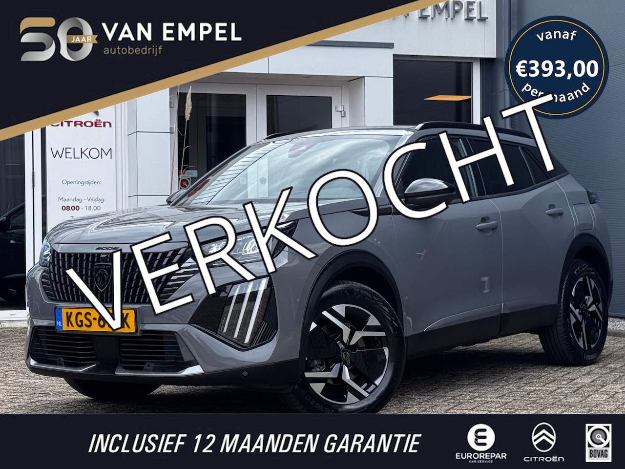 Peugeot 2008 - 1.2 Hybrid Allure | 360 Camera | Adaptive Cruise | Virtual Cockpit | Navigatie - AutoWereld.nl