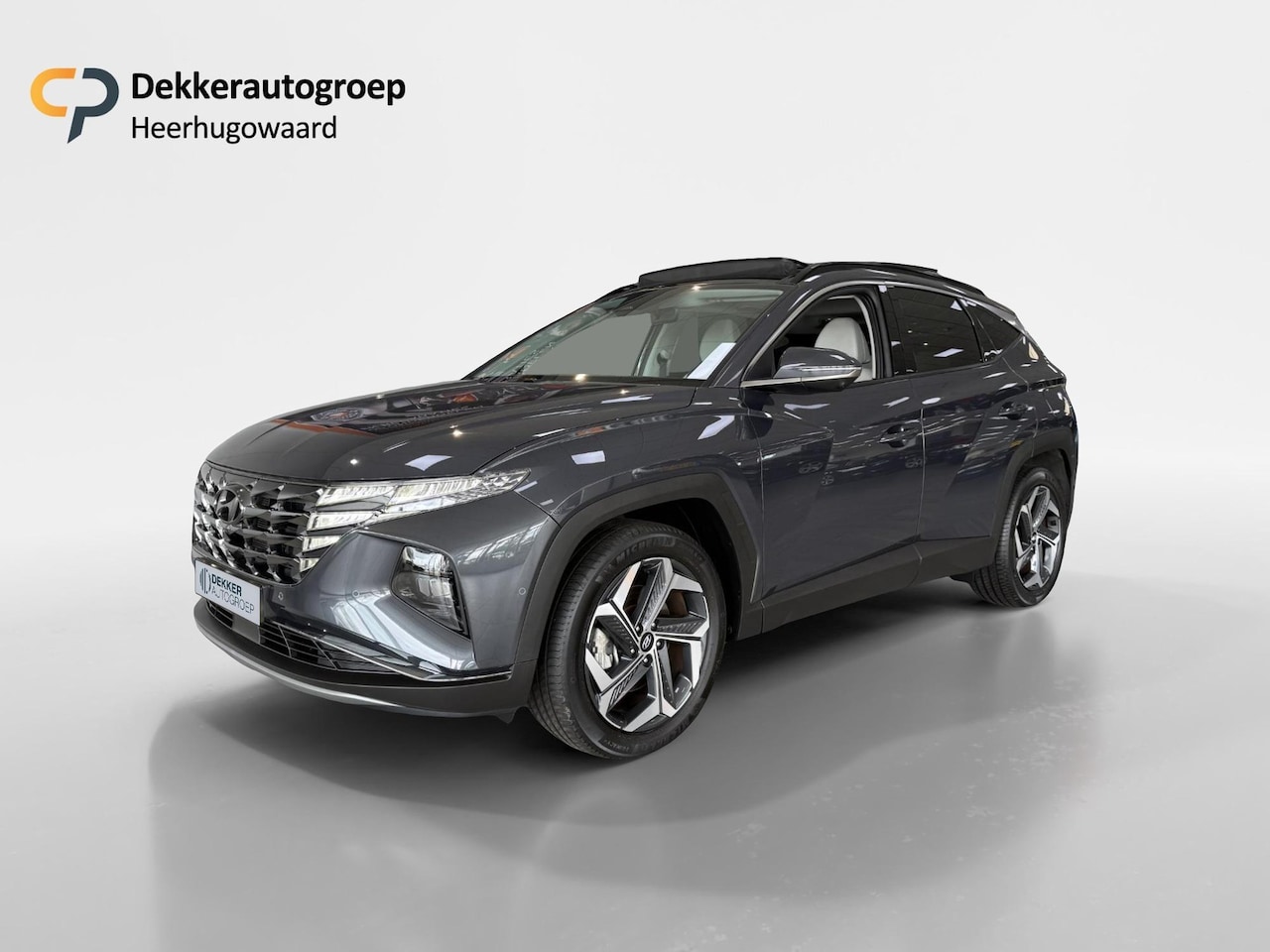 Hyundai Tucson - 1.6 T-GDI HEV Premium Sky Panoramadak en Beige lederen bekleding - AutoWereld.nl