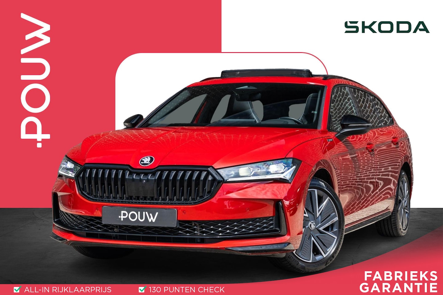 Skoda Superb Combi - 1.5 TSI 204pk PHEV Sportline Business | Panoramadak | Head-up Display | Stoelkoeling - AutoWereld.nl