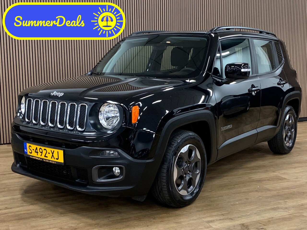 Jeep Renegade - 1.4 MultiAir Night Eagle II Limited|Automaat|Climate Control| - AutoWereld.nl