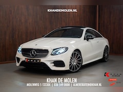 Mercedes-Benz E-klasse Coupé - 200 AMG|Pano||Burmester|Massage|Memory|360º|Diamond White|