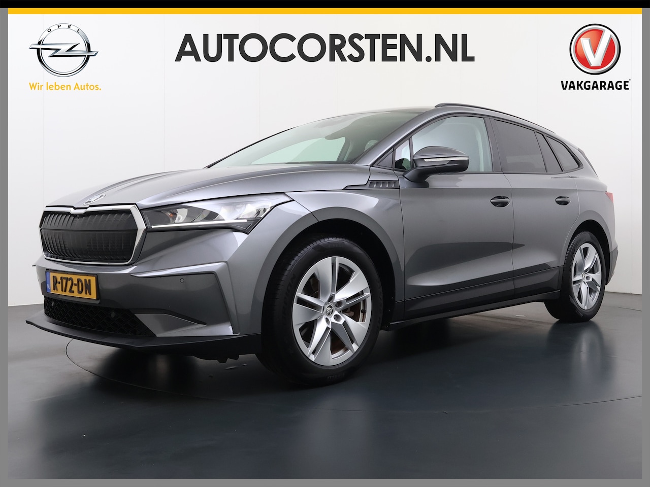 Skoda Enyaq iV - 60 SOH 91% Warmtepomp Adap.Cruise Stuur+Stoelverwarming Camera 3-Zone Ecc Navi Apple Carpl - AutoWereld.nl