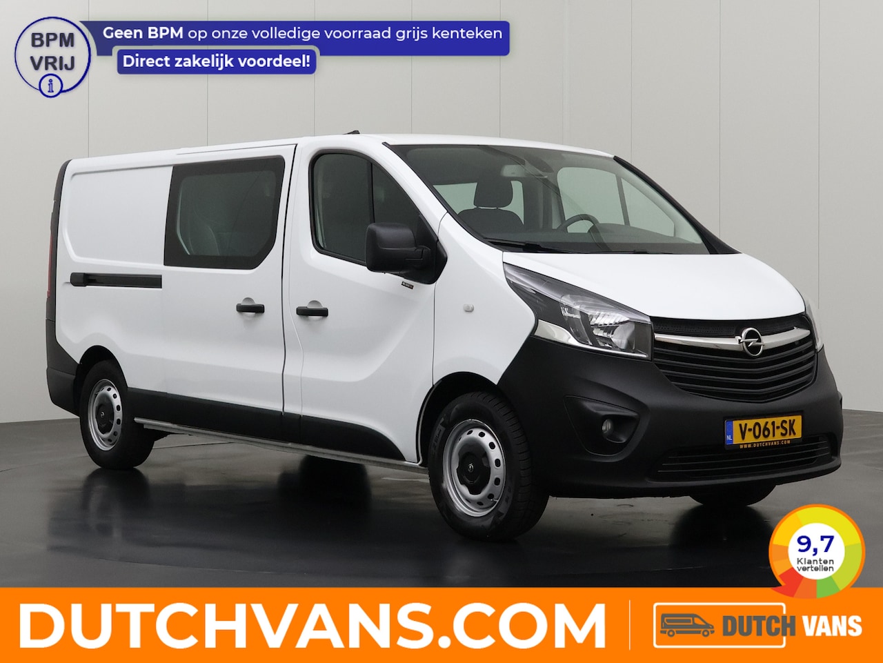 Opel Vivaro - 1.6CDTI Lang 6-Persoons Dubbele Cabine | Airco | Cruise | Trekhaak | Betimmering - AutoWereld.nl