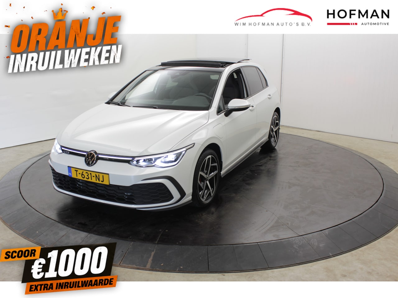 Volkswagen Golf - 1.4 GTE 245Pk SOH 93% Trekh Panodak Camera Stuur/Stoel Verwarming Parelmoer lak - AutoWereld.nl