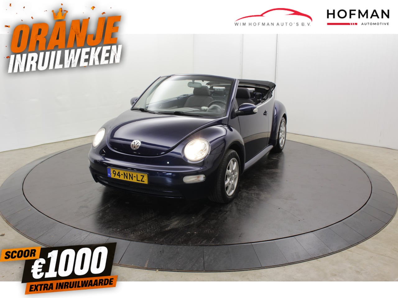 Volkswagen Beetle Cabriolet - 2.0 Electrische Kap 89372 originele Kilometers N.A.P Cruise - AutoWereld.nl