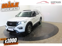 Ford Explorer - 3.0 V6 EcoBoost PHEV ST-Line 7P Trekh Pano Camera B&O Parel lak Vol Leder ZW hemel