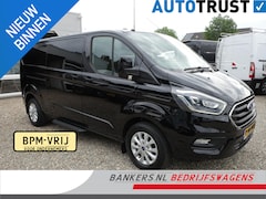 Ford Transit Custom - 2.0 TDCI 130PK, L2H1, Limited, Dubbel cabine, 2 x Schuifdeur, Airco
