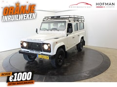 Land Rover Defender 110 - 2.4 TD SW E 7 P | 1e Eigenaar | Topstaat | Youngtimer | Unieke kilometers |