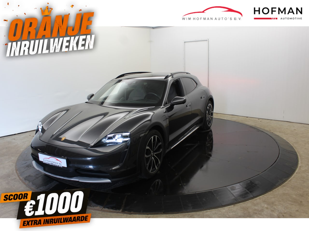 Porsche Taycan Cross Turismo - 4S 93,4 kWh 573 pk Panodak 100% SOH DualView Bose Memory Sport Chrono 360º Camera Warmtepo - AutoWereld.nl