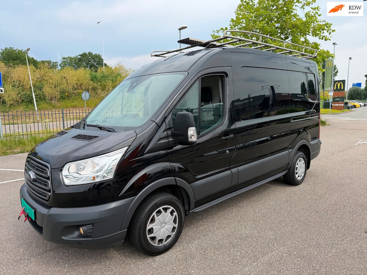 Ford Transit - 310 2.0 TDCI L2H2 DC Trend!EURO 6!COOL AIRCO!ELECKTRSIH RAAM&SPIEGEL!NAVIGATIE!PARKEERSENS - AutoWereld.nl